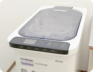 感染予防のため徹底された洗浄と消毒