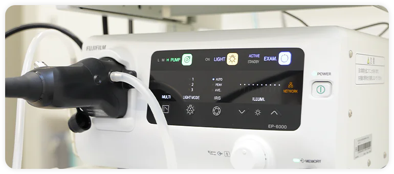 次世代の内視鏡機器を導入高精度検査